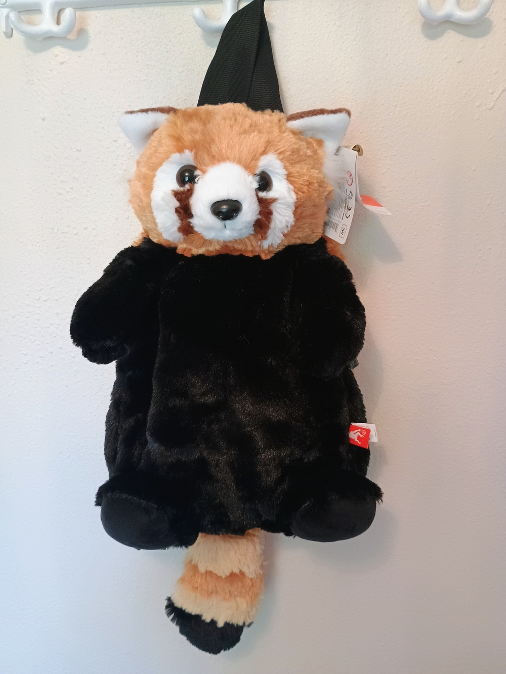 Red Panda Toy Backpack